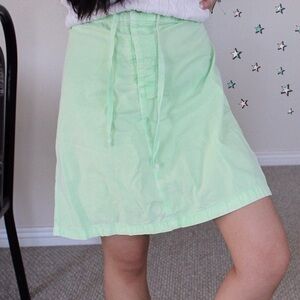 Fresh Produce Light Green A-Line Skirt